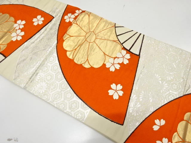 Japanese Kimono / Antique / Fukuro Obi Silk